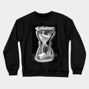 Antique style sand timer hourglass sepia Crewneck Sweatshirt